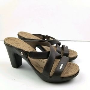 Crocs Open Toe Heels